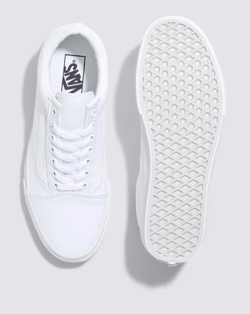 Tenis Vans Classics Old Skool Blanco Unisex