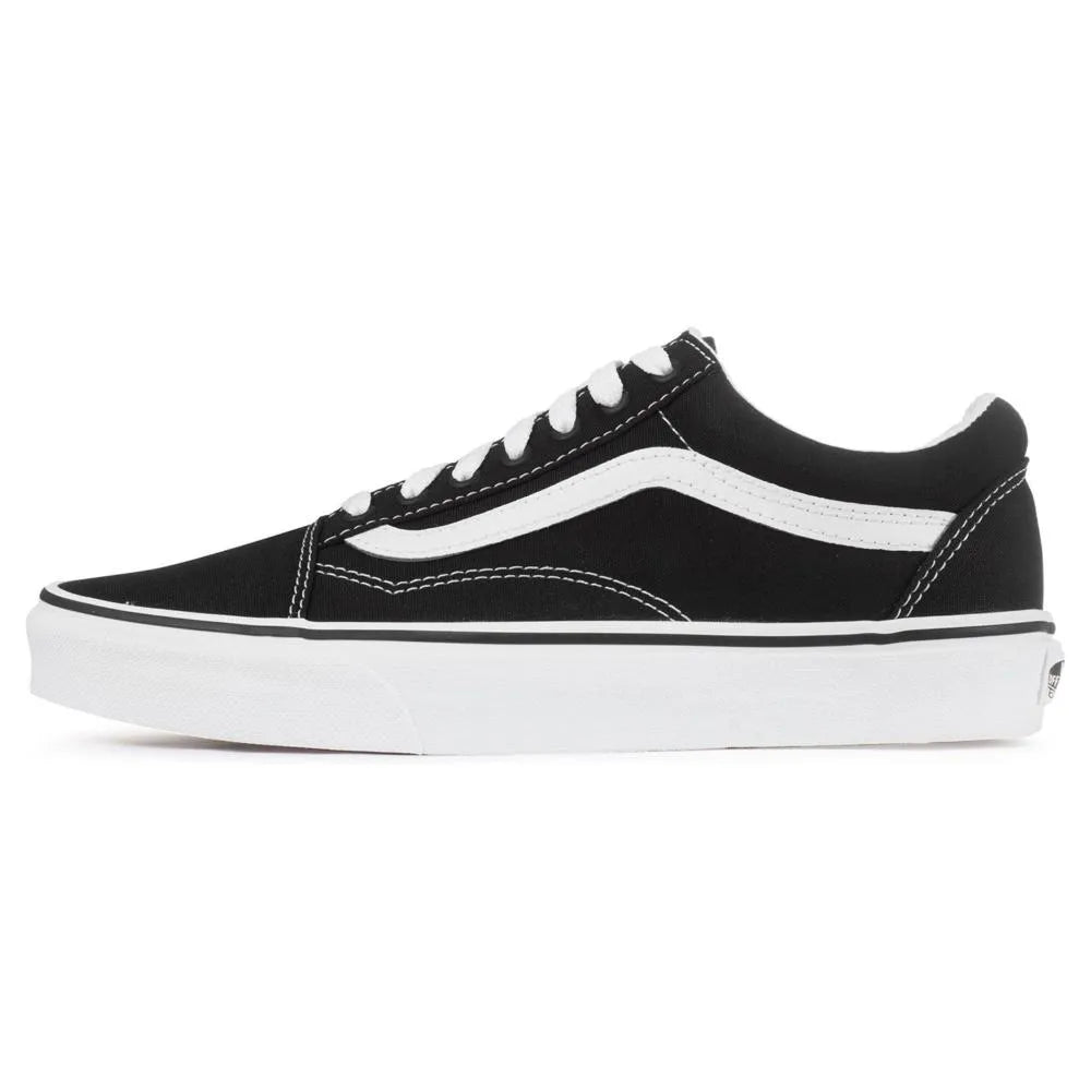 Tenis Vans Unisex Old Skool Blanco y Negro