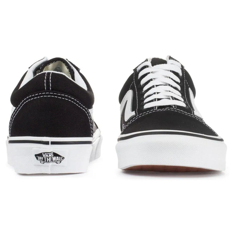 Tenis Vans Unisex Old Skool Blanco y Negro