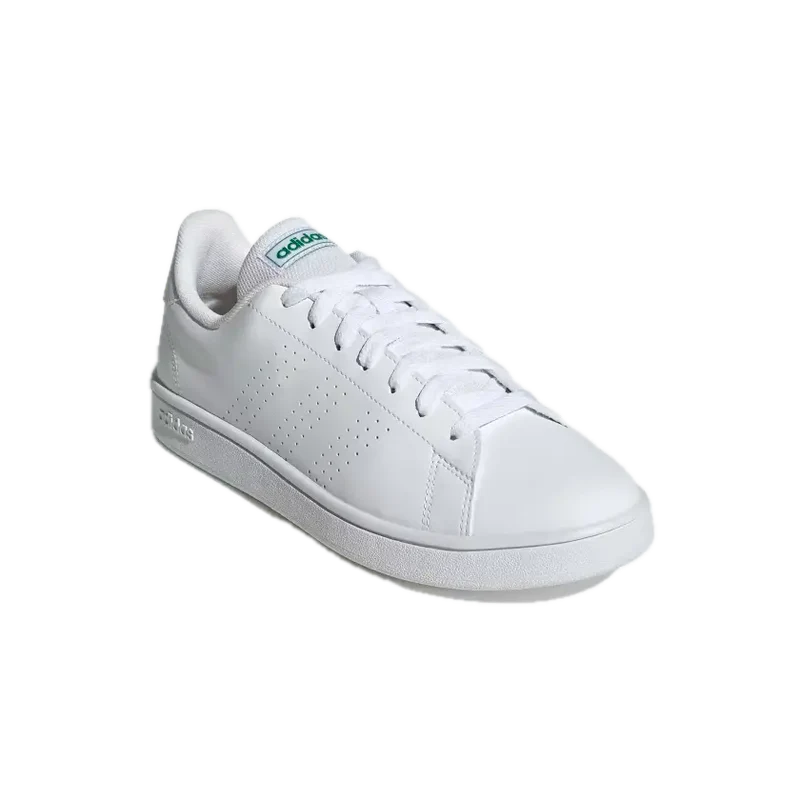 Tenis Adidas Advantage Base Court Blanco con Verde