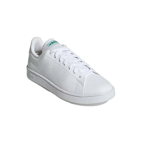 Tenis Adidas Advantage Base Court Blanco con Verde