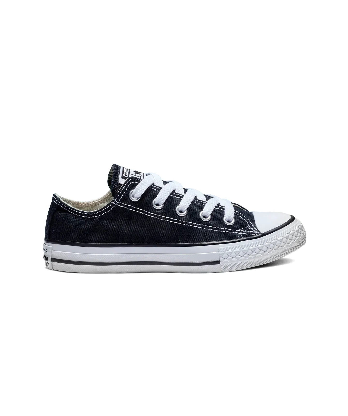 Tenis Converse Chuck Taylor Clásico en Choclo de Lona Negro Niños