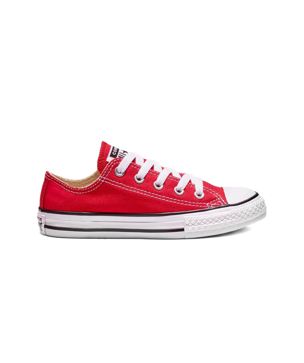 Tenis Converse Chuck Taylor Clásico en Choclo de Lona Rojo Niños